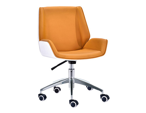 Mid Back Adjustable Rotatable Leather&PU Office Executive Chair (YF-D-001-1)