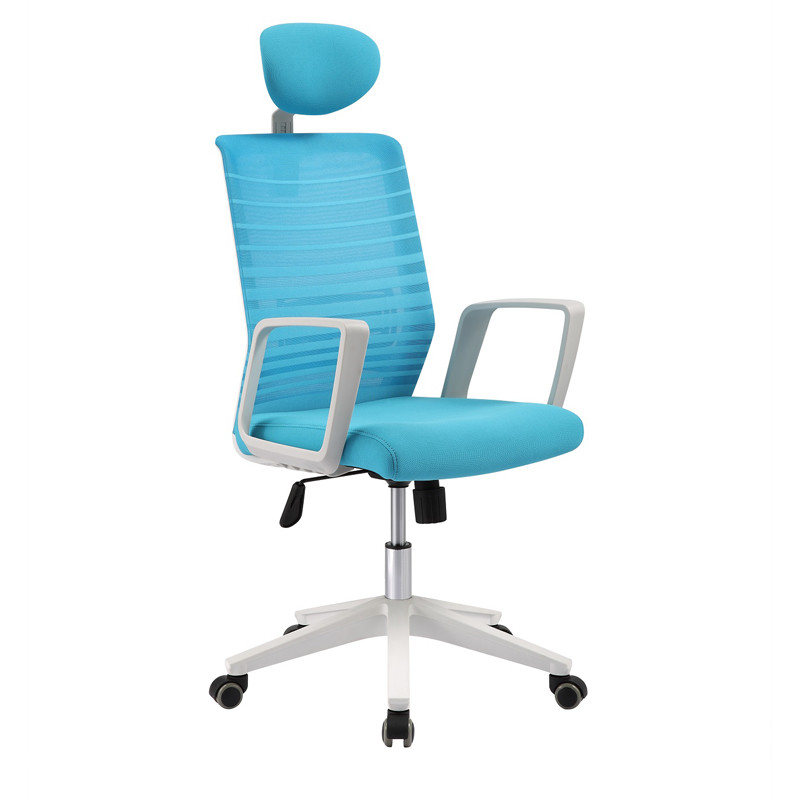 Office task chair with PP back frame and armrest, nylon base, butterfly mechanism(YF-5604A)