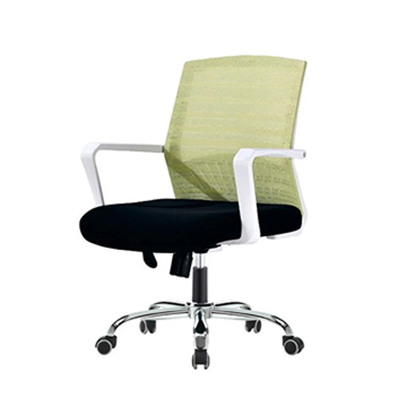 Wholesale task chair with plastic amrest, chrome base(YF-094)