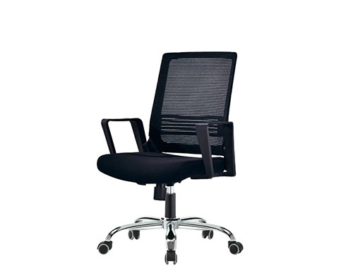 Wholesale Mid-Back Mesh Office Chair(YF-130-Black)