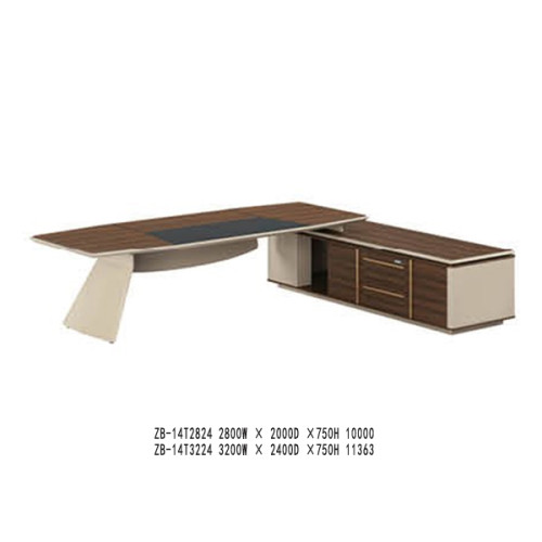 Modern Design Executive Office Desk, Made of Melamine and Laminate(ZB-14T2824)