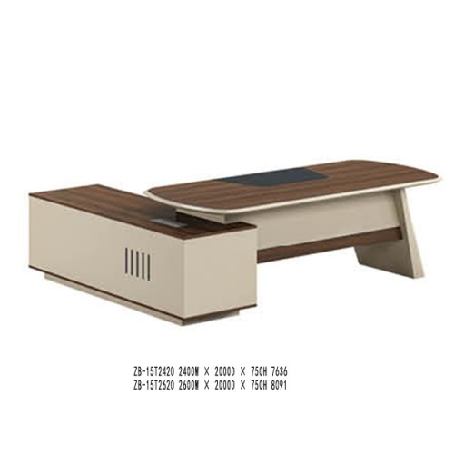 Modern Design Executive Office Desk, Made of Melamine and Laminate(ZB-15T2420)