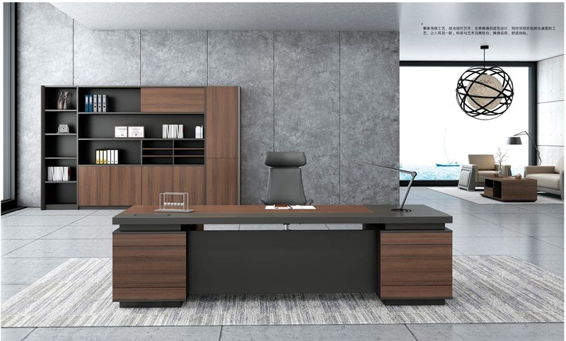 Modern Design Executive Office Desk, Made of Melamine and Laminate(KT-02T2820)