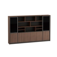 Modern Design Executive Office Desk, Made of Melamine, Oblique leg(KT-03T2420)