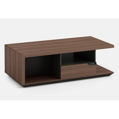 Modern Design Executive Office Desk, Made of Melamine, Oblique leg(KT-04T2420)