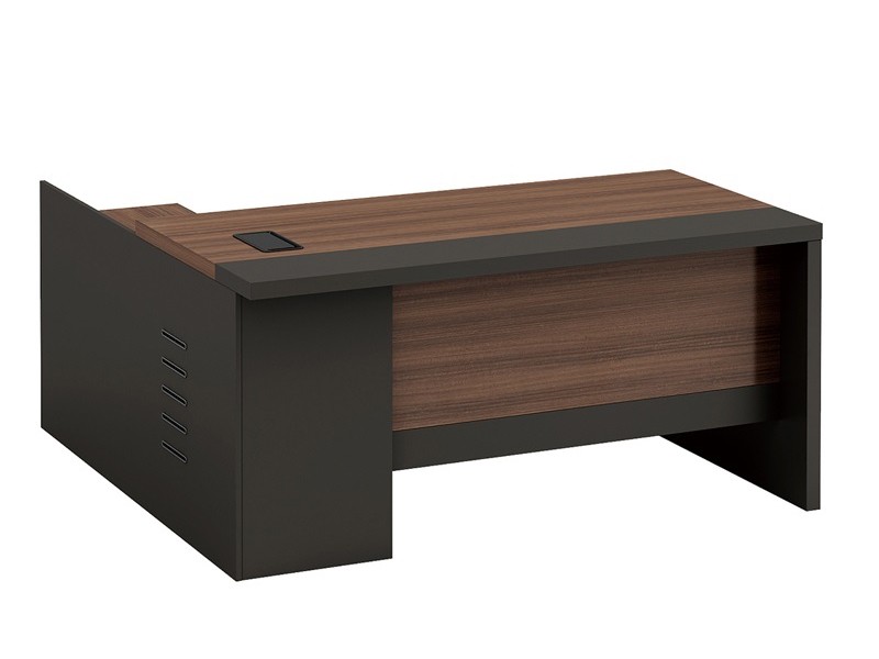 Modern Design L Shaped Executive Office Desk, Made of MFC(KT-08T1616)