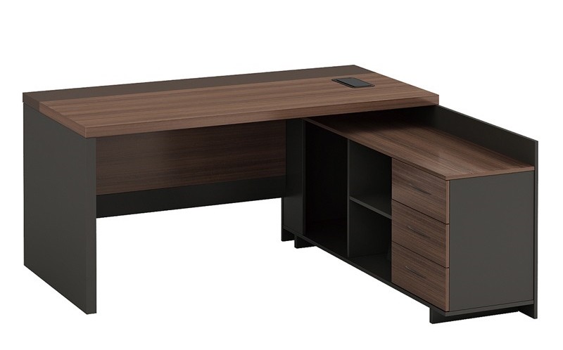 Modern Design L Shaped Executive Office Desk(KT-08T1616)