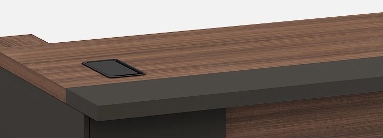 Modern Design L Shaped Executive Office Desk, Made of MDF(LT-01T1816)