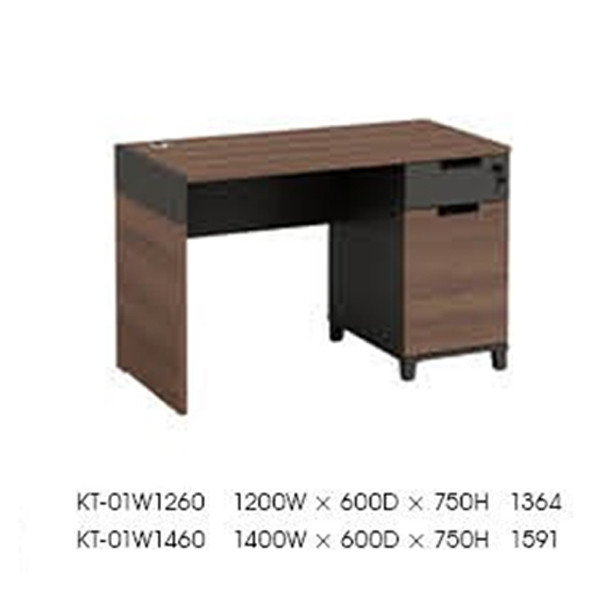 1-Person Office Workstation With File Cabinet(KT-01W1260)