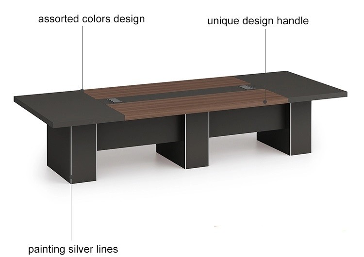 Modern Design Conference table,made of MFC melamine board (KT-03C3614)