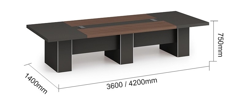 Modern Design Conference table,made of MFC melamine board (KT-03C3614)