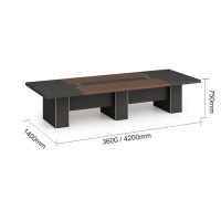 Modern Design 10 Seater Conference Table, made of melamine board (KT-03C3614)