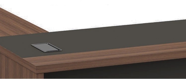 Modern Design L Shaped Executive Office Desk, Made of MDF(KT-06T1816)