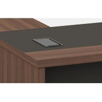 Modern Design L Shaped Executive Office Desk, Made of MFC(KT-06T1816)