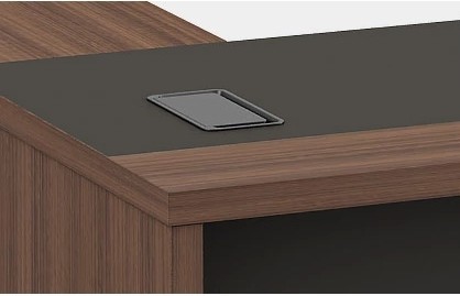 Modern Design L Shaped Executive Office Desk, Made of MFC(KT-06T1816)