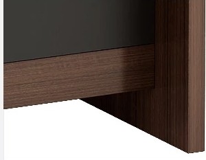 Modern Design L Shaped Executive Office Desk, Made of MDF(KT-06T1816)