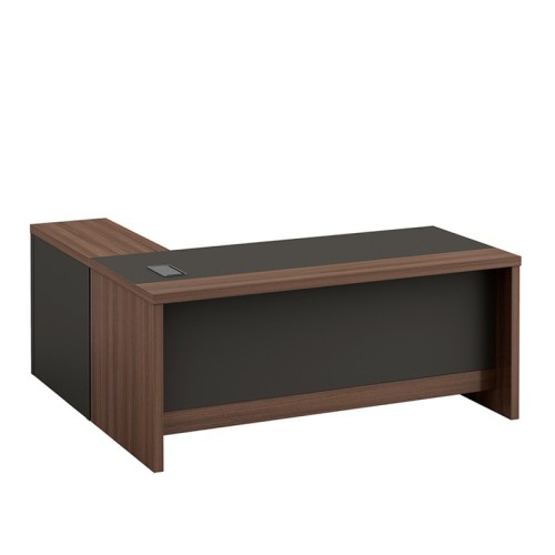 Modern Design L Shaped Executive Office Desk, Made of MFC(KT-06T1816)