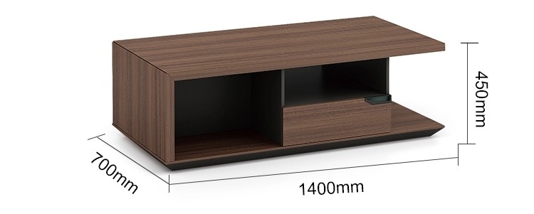 Wholesale wooden office tea table with drawer (KT-03F1470)