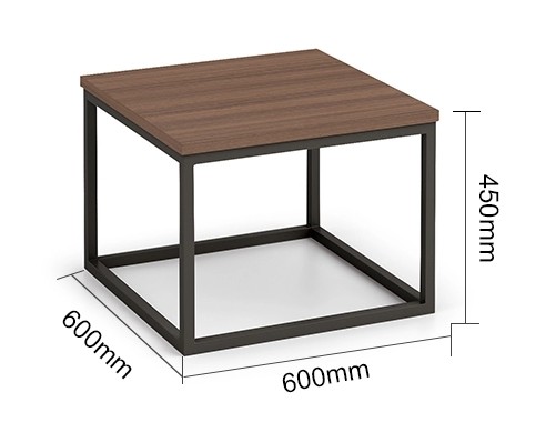 Wholesale small square corner coffee table  (KT-02F6060)