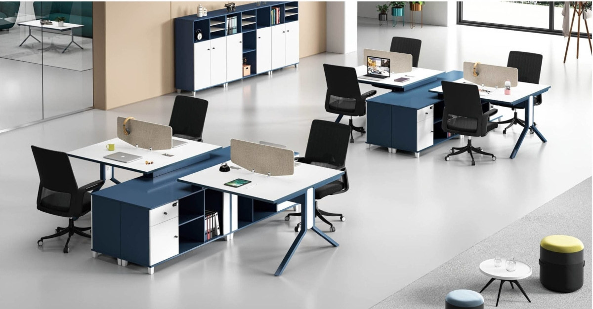 MS-54W# 2-person Office Workstation