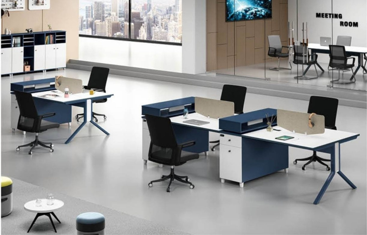 MS-55W# 2-person Office Workstation
