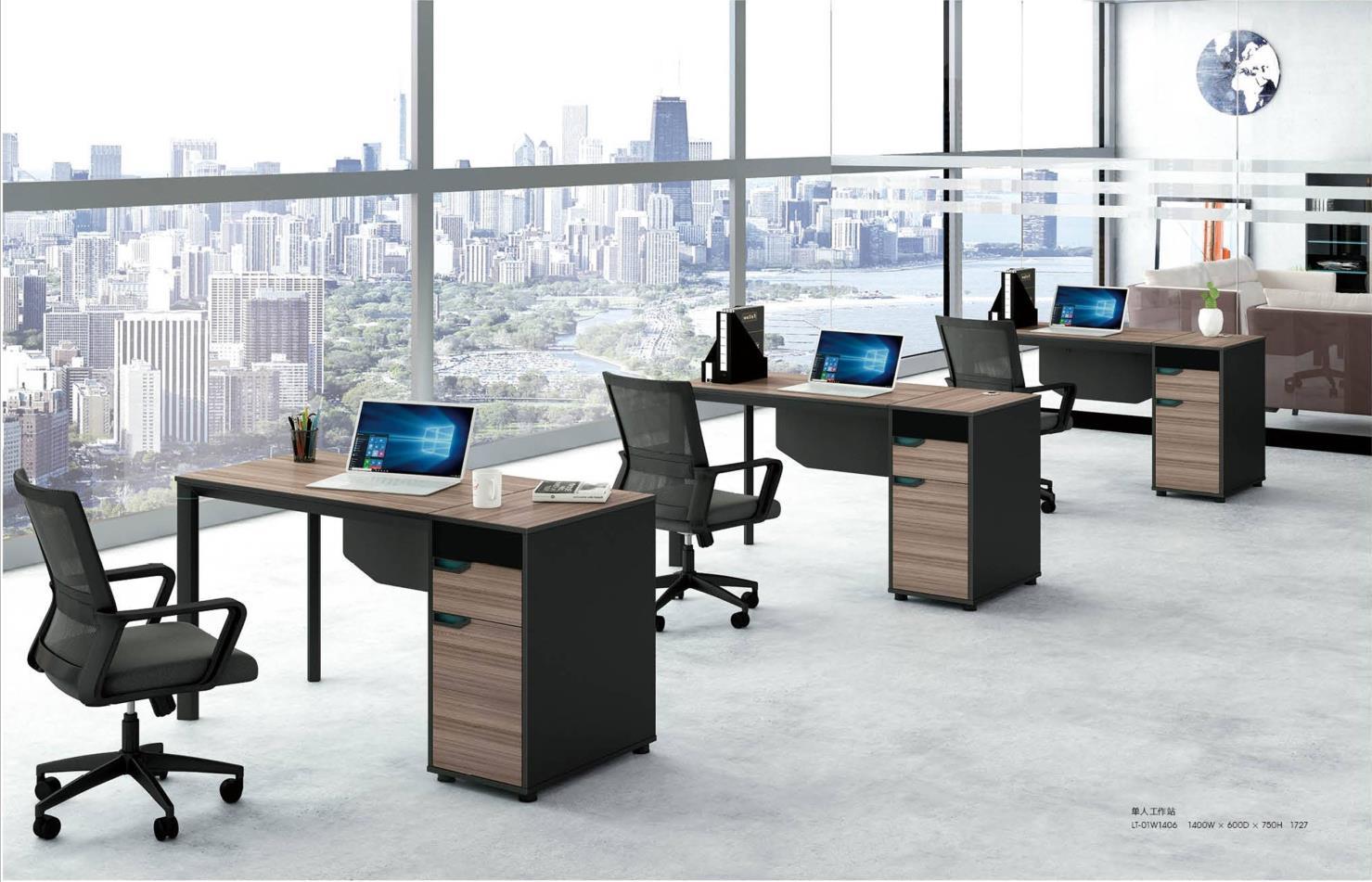 LT-01W#  1-person Office Workstation