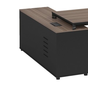 Modern Design L Shaped Executive Office Desk, Made of MFC(KT-01T1816)