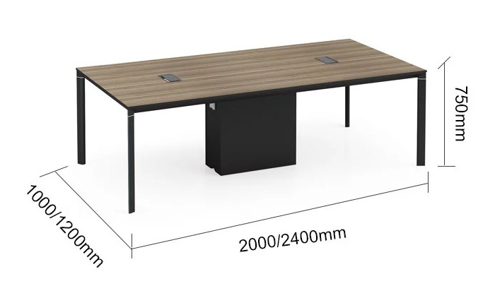 Modern Design 6 Seater Conference table,made of MFC melamine board (LT-01C2010)