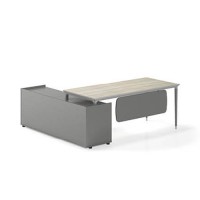 Modern Design L Shaped Executive Office Desk, Made of MFC(RS-31T1818)