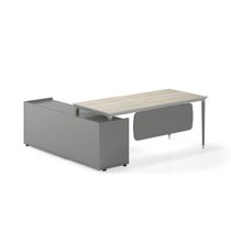 Modern Design L Shaped Executive Office Desk, Made of MFC(RS-31T1818)