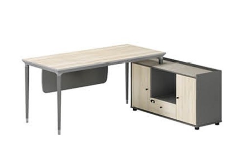 Modern Design L Shaped Executive Office Desk, Made of MFC(RS-32T1816)