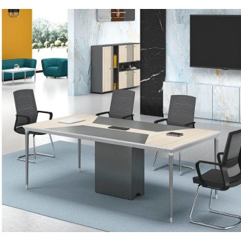 Modern Design 6 Seater Conference Table, made of melamine board (RS-32C2412)