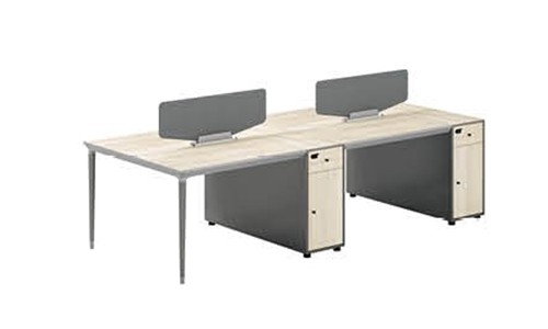 4-Person Office Screen Workstation With File Cabinet(RS-31W2812)