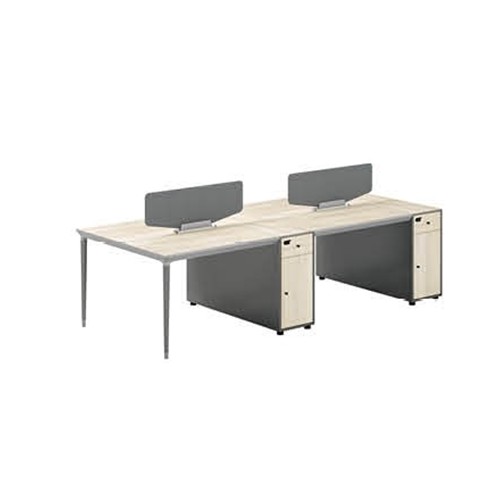 4-Person Office Screen Workstation With File Cabinet(RS-31W2812)