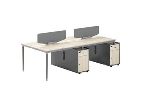 4-Person Office Screen Workstation With File Cabinet(RS-32W2612)