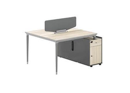 2-Person Office Screen Workstation With File Cabinet(RS-32W1412)