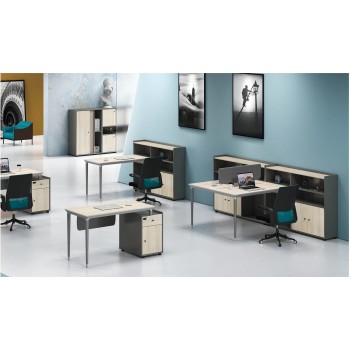 1-Person Office Screen Workstation With File Cabinet(RS-32W1406)