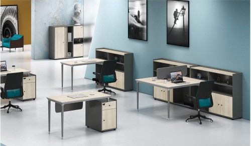 1-Person Office Screen Workstation With File Cabinet(RS-32W1406)