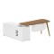 Modern Design L Shaped Executive Office Desk, Made of MFC(DS-04T2016)