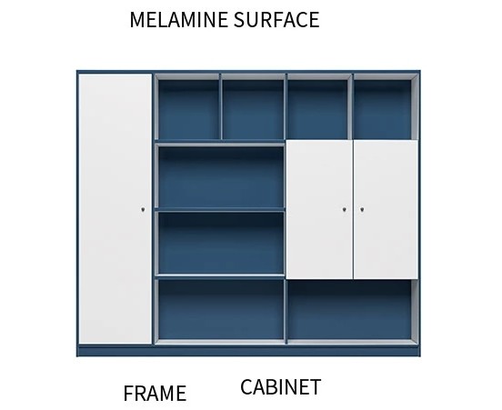 Wholesale Modern Simple Design File Cabinet Set With Door (MS-51B2420)