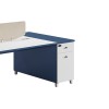 2-Person Office Screen Workstation Office Desk With File Cabinet ( MS-55W1612)
