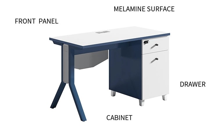 1-Person Office Workstation With File Cabinet ( MS-51W1206)
