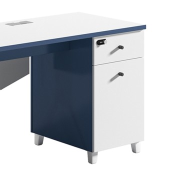 1-Person Office Workstation Office Desk With File Cabinet ( MS-51W1206)