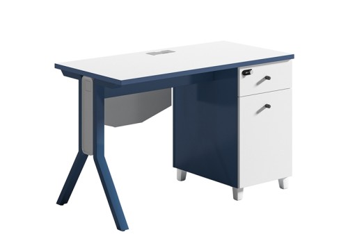 1-Person Office Workstation Office Desk With File Cabinet ( MS-51W1206)