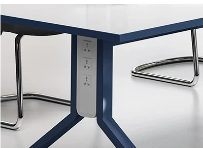 Modern Design 6 Seater Conference table with utility outlet (MS-51C2412)