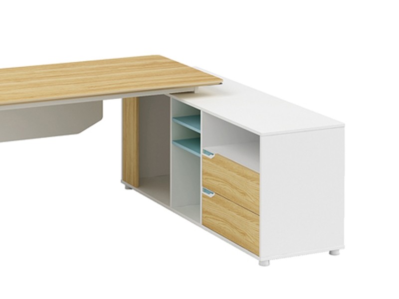 Modern Design L Shaped Executive Office Desk, Made of MFC(YM-03T1816)