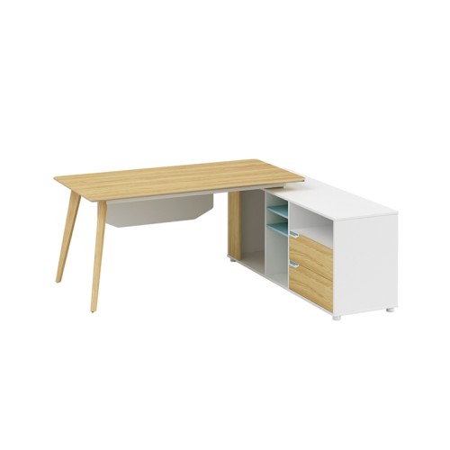 Modern Design L Shaped Executive Office Desk, Made of MFC(YM-03T1816)