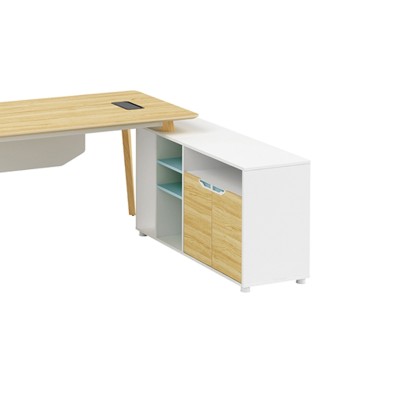 Modern Design L Shaped Executive Office Desk, Made of MFC(YM-04T1616)