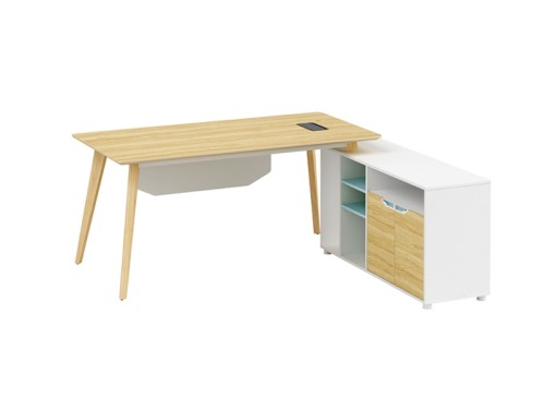 Modern Design L Shaped Executive Office Desk, Made of MFC(YM-04T1616)