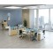 4-Person Office Screen Workstation Office Desk With File Cabinet(YM-06W2828)